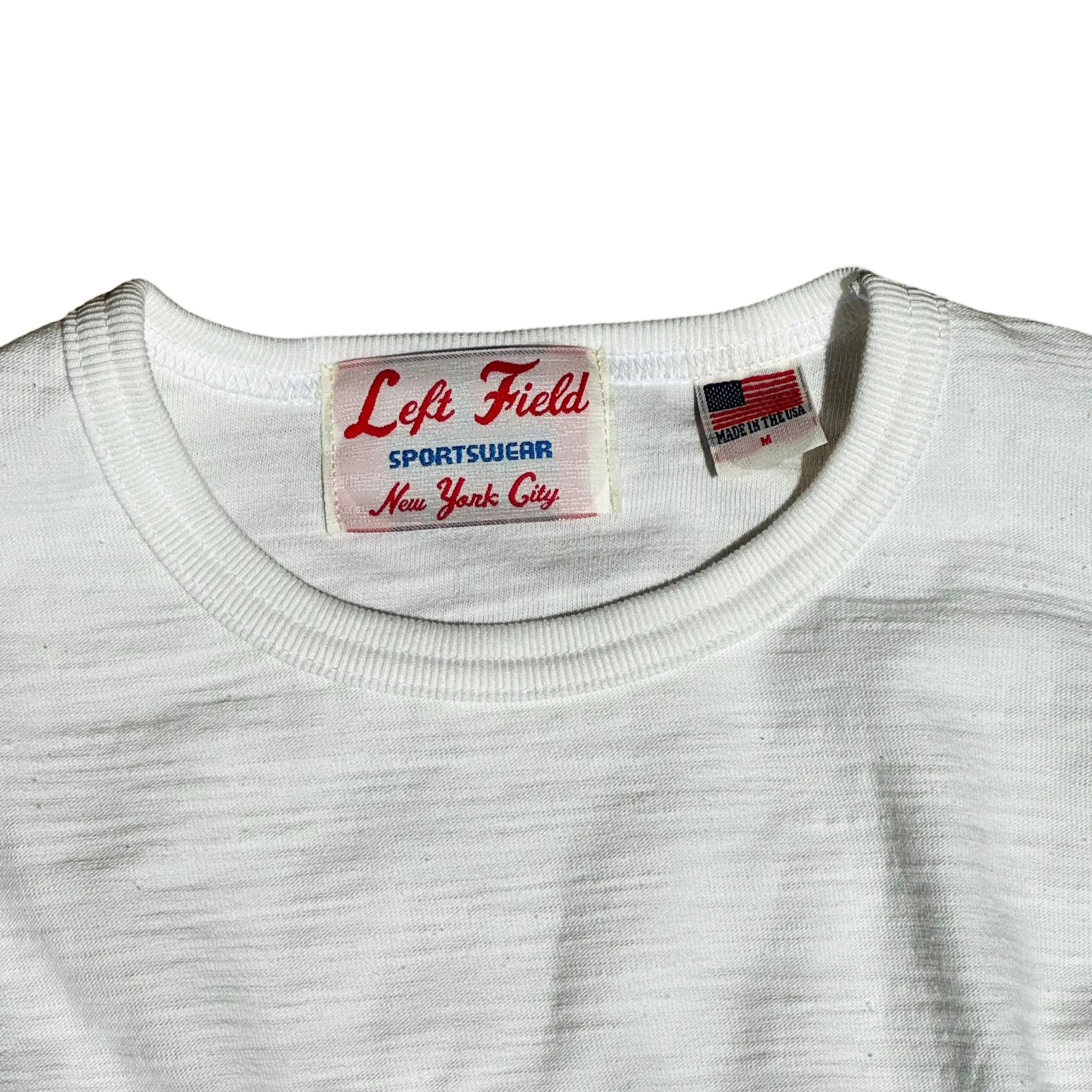 Group Mood White super slub heavyweight Wakayama knit Tee