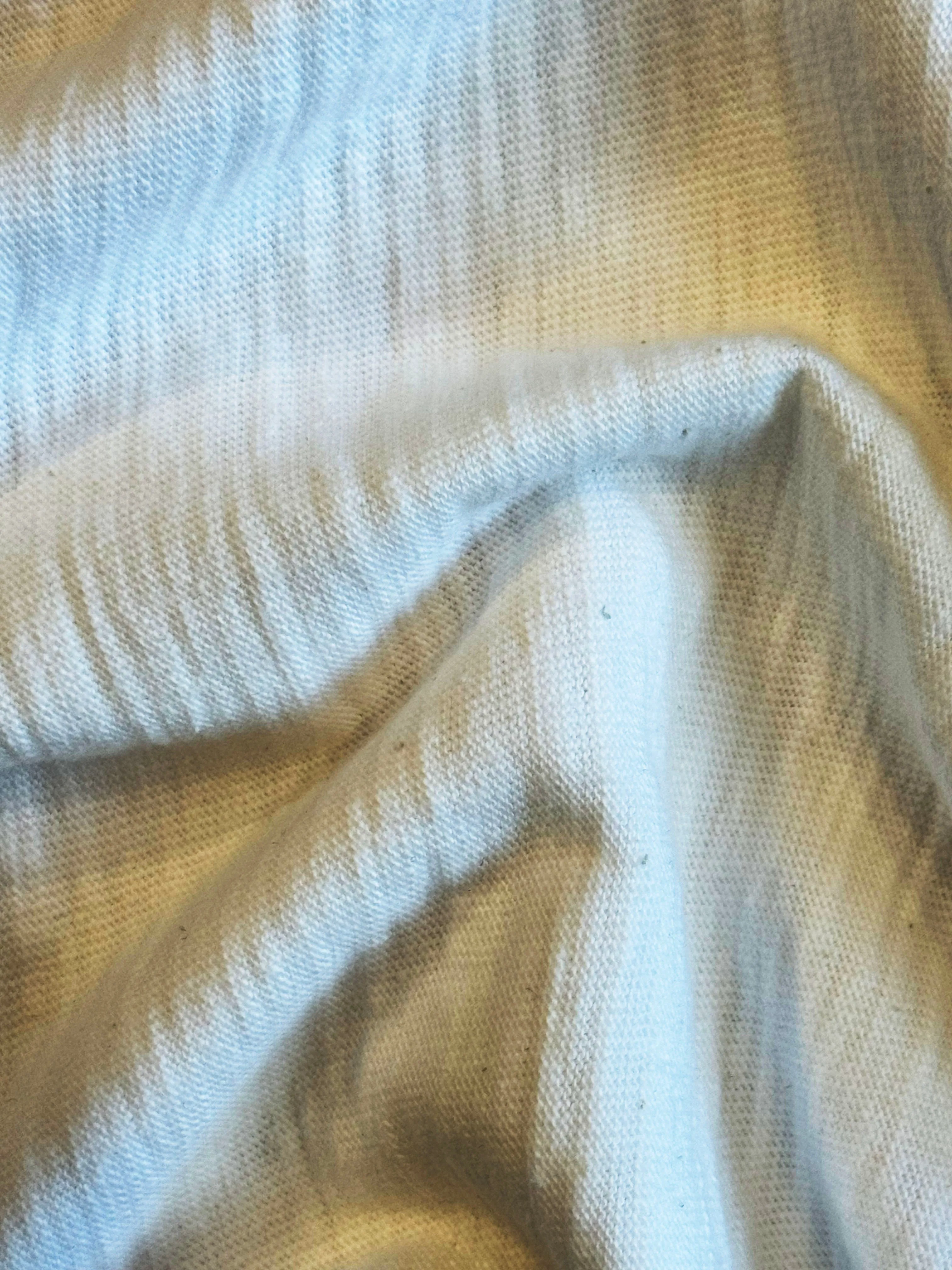 Focus Fit StaticResistantLining White super slub heavyweight Wakayama knit Tee