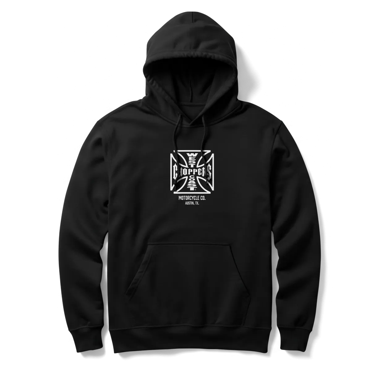 Handmade Warm Outfit WCC ATX CROSS HOODY - BLACK/WHITE