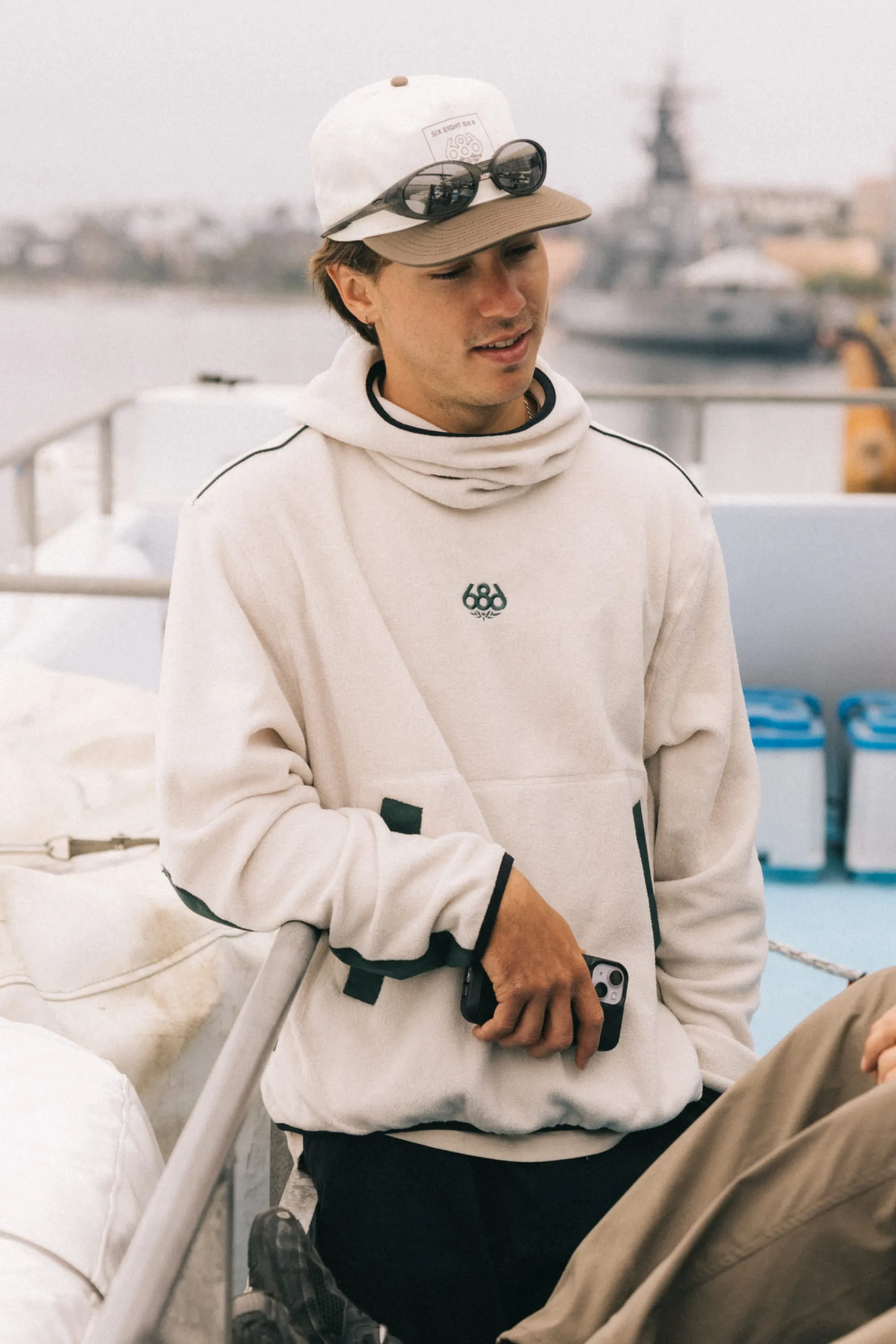 Washable fabric VentilatedMesh 686 Men's Clava Fleece Hoody