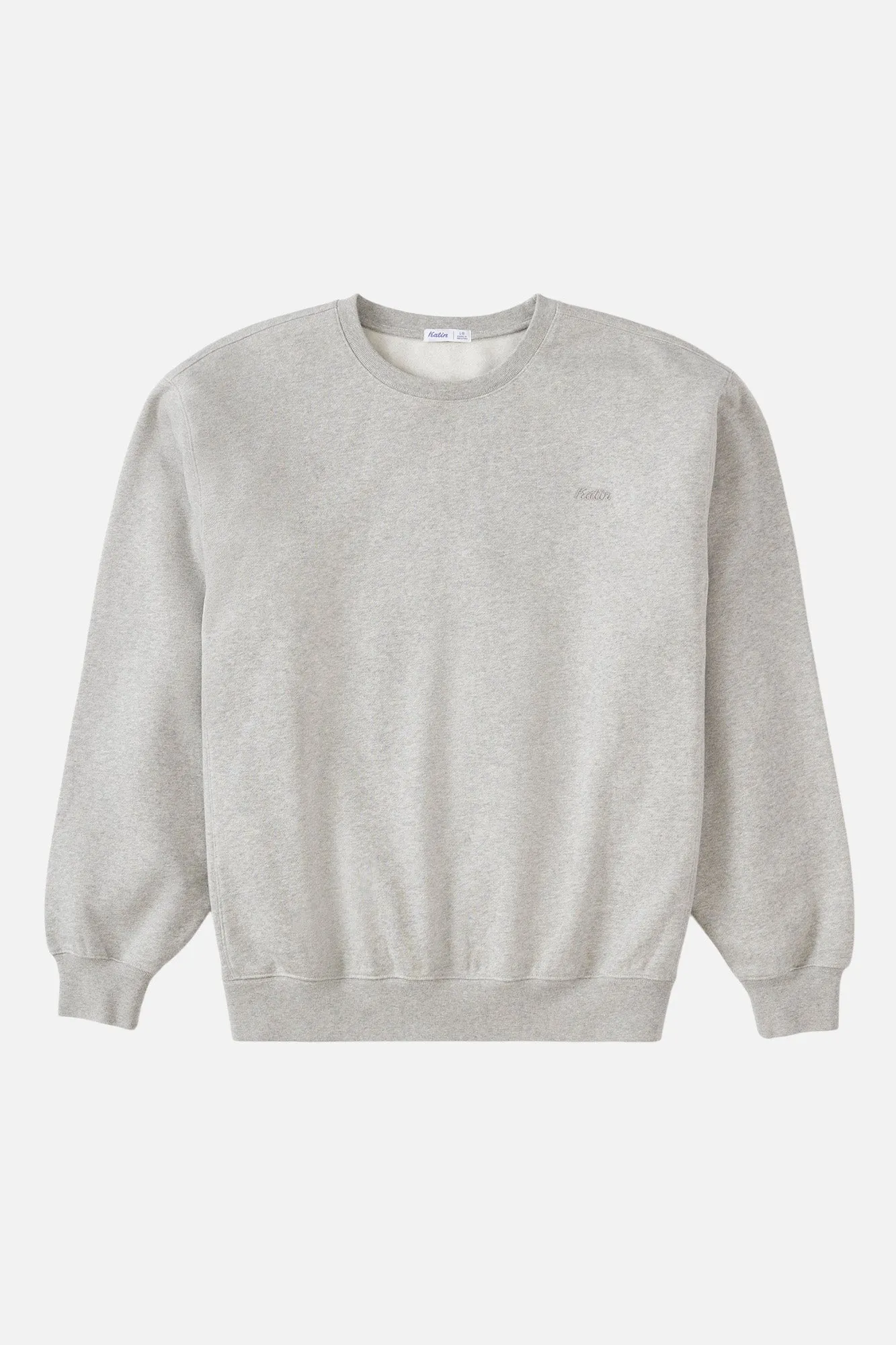 Cotton Blend EMBROIDERED CREWNECK