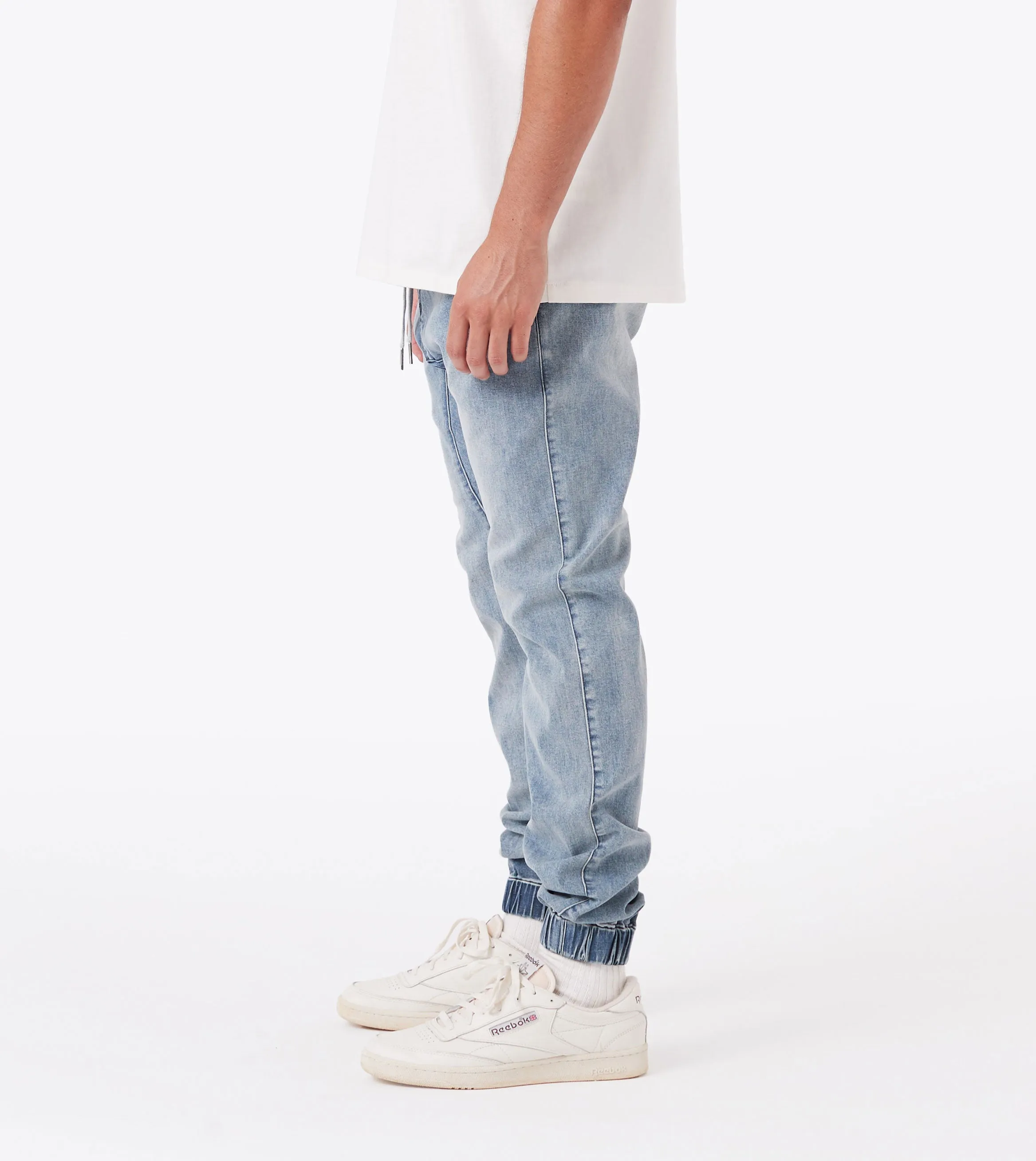 Active Look SmoothZipClosure Sureshot Denim Jogger Dk Blue