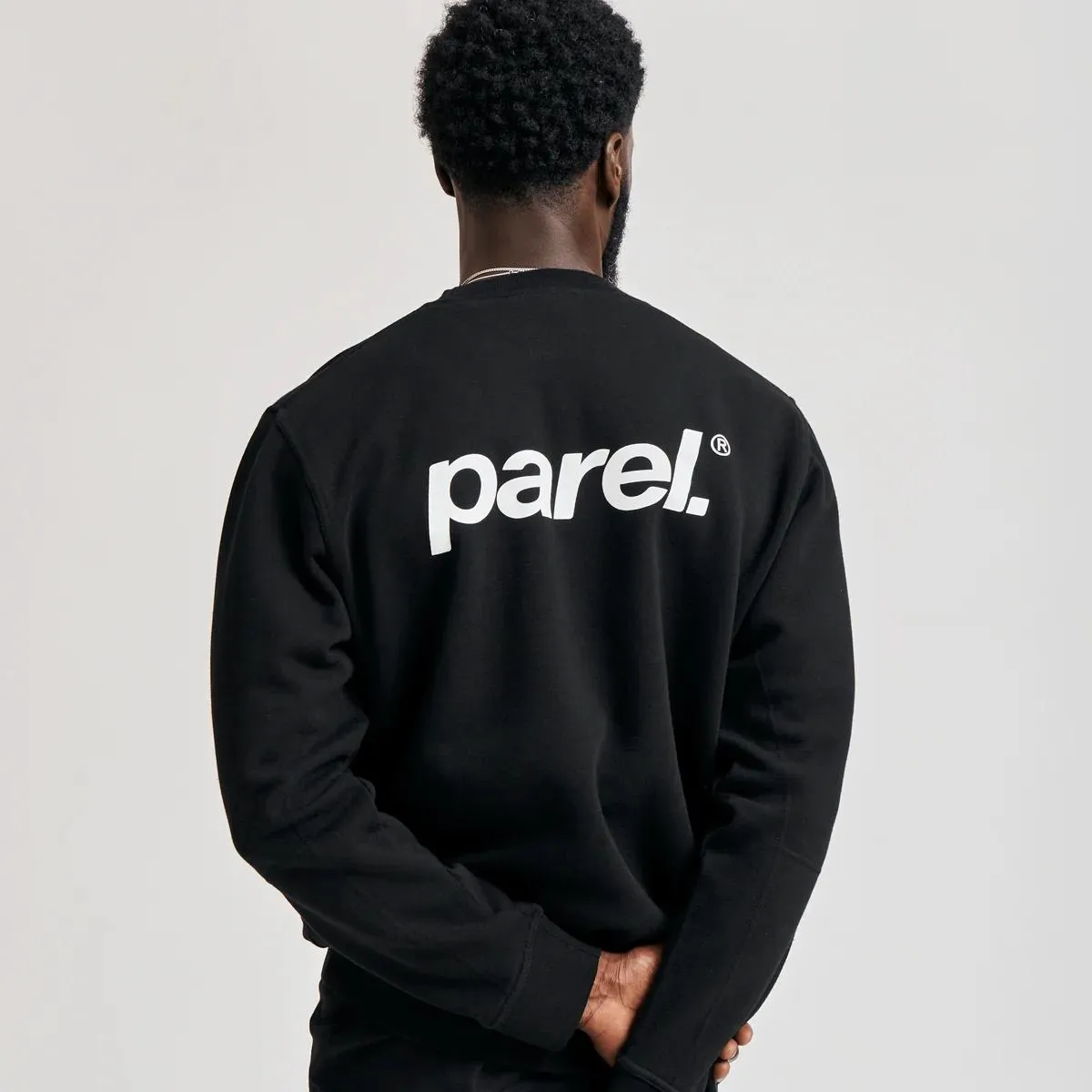 BP Crew Sweatshirt Black product clip convenience Casual Layers