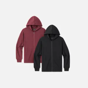 Men's 2 Pack // Compact Travel Hoodie All Day Wear Casual Vibes