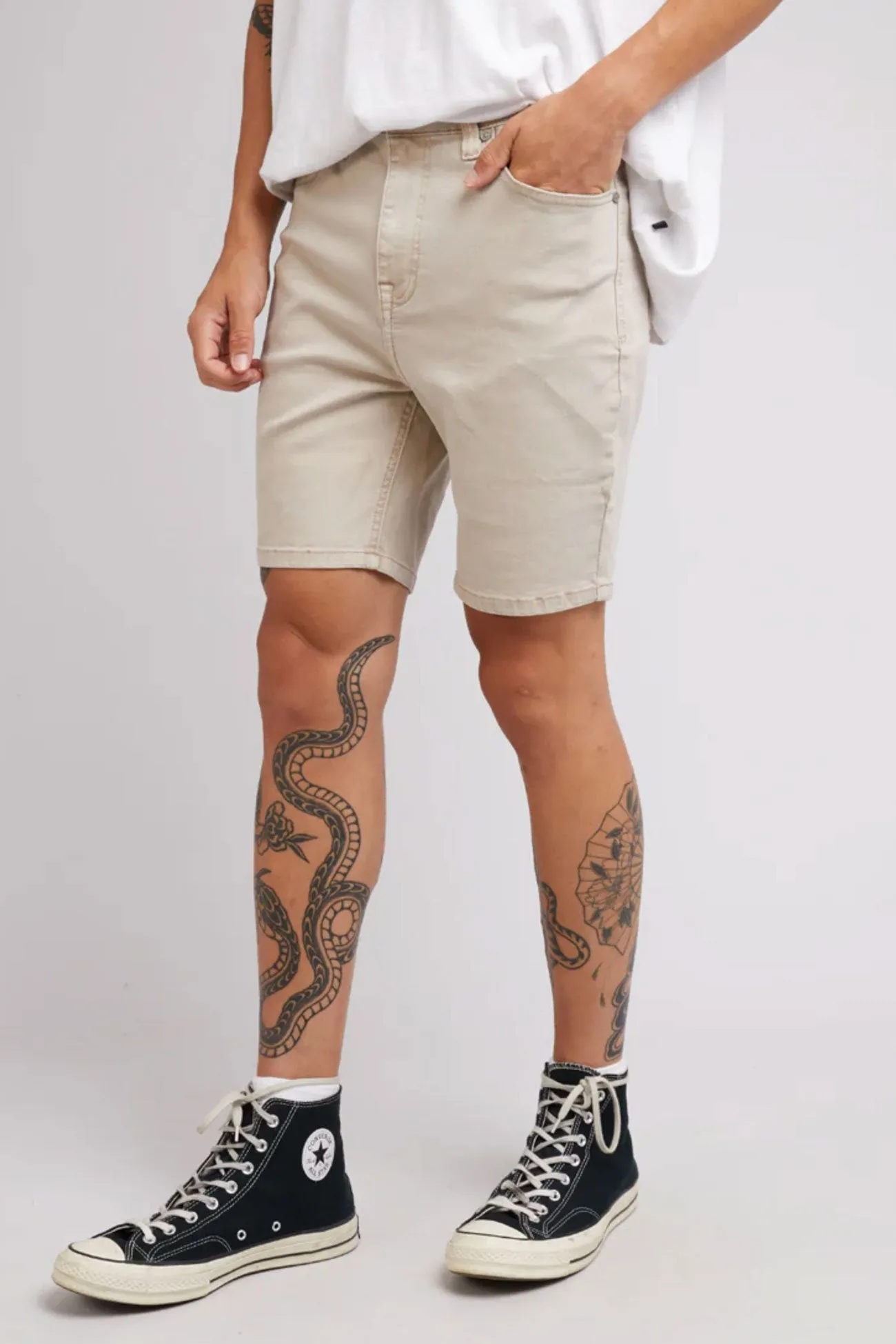 Athletic Fit Shadow A2 Short Oatmeal