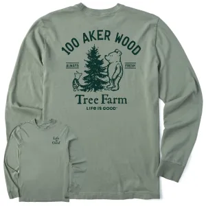 Men's Winnie 100 Aker Tree Farm Long Sleeve Crusher Tee Luxury exclusivity