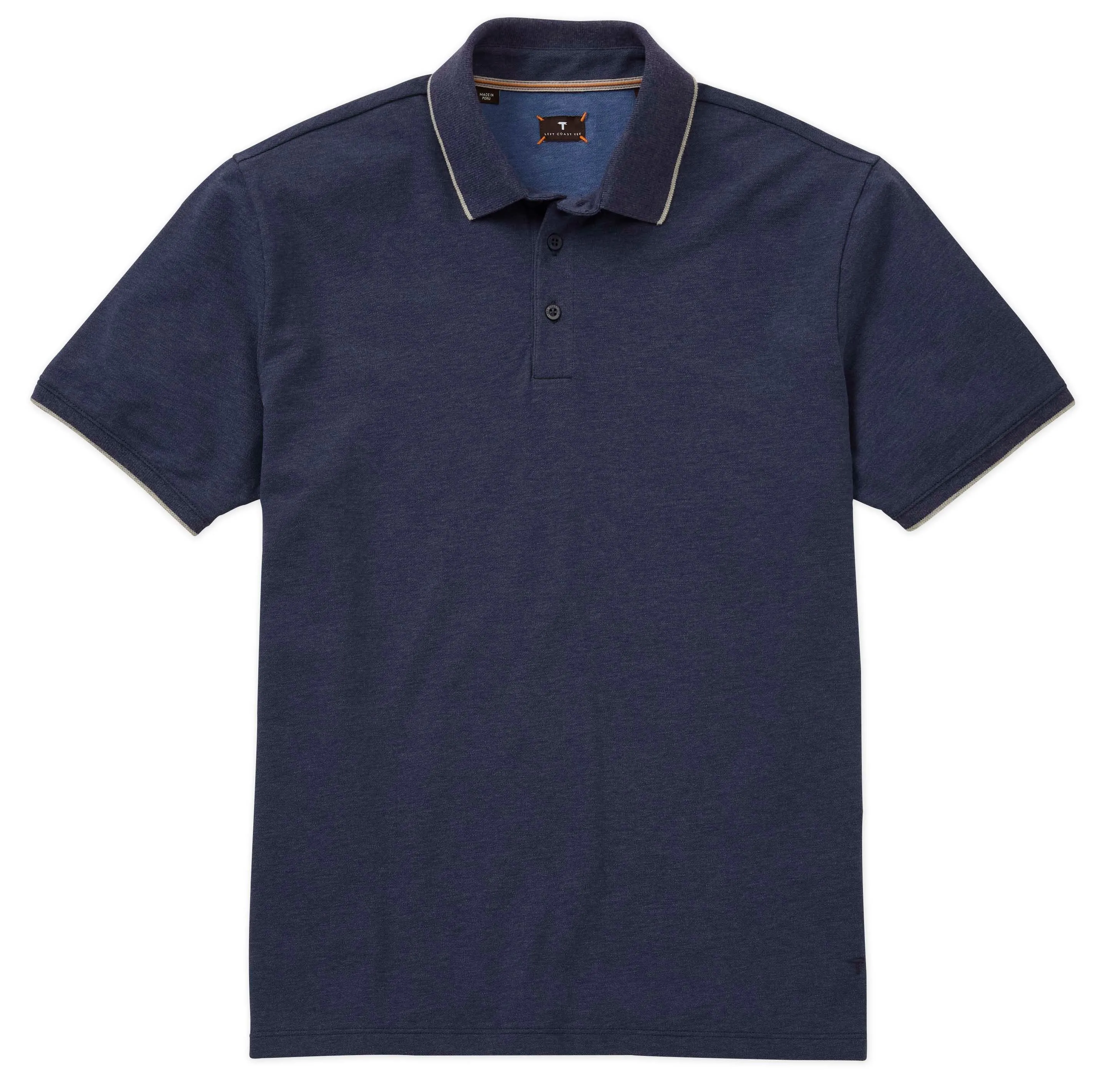 Low Impact Dye Kipa Short Sleeve Pique Polo
