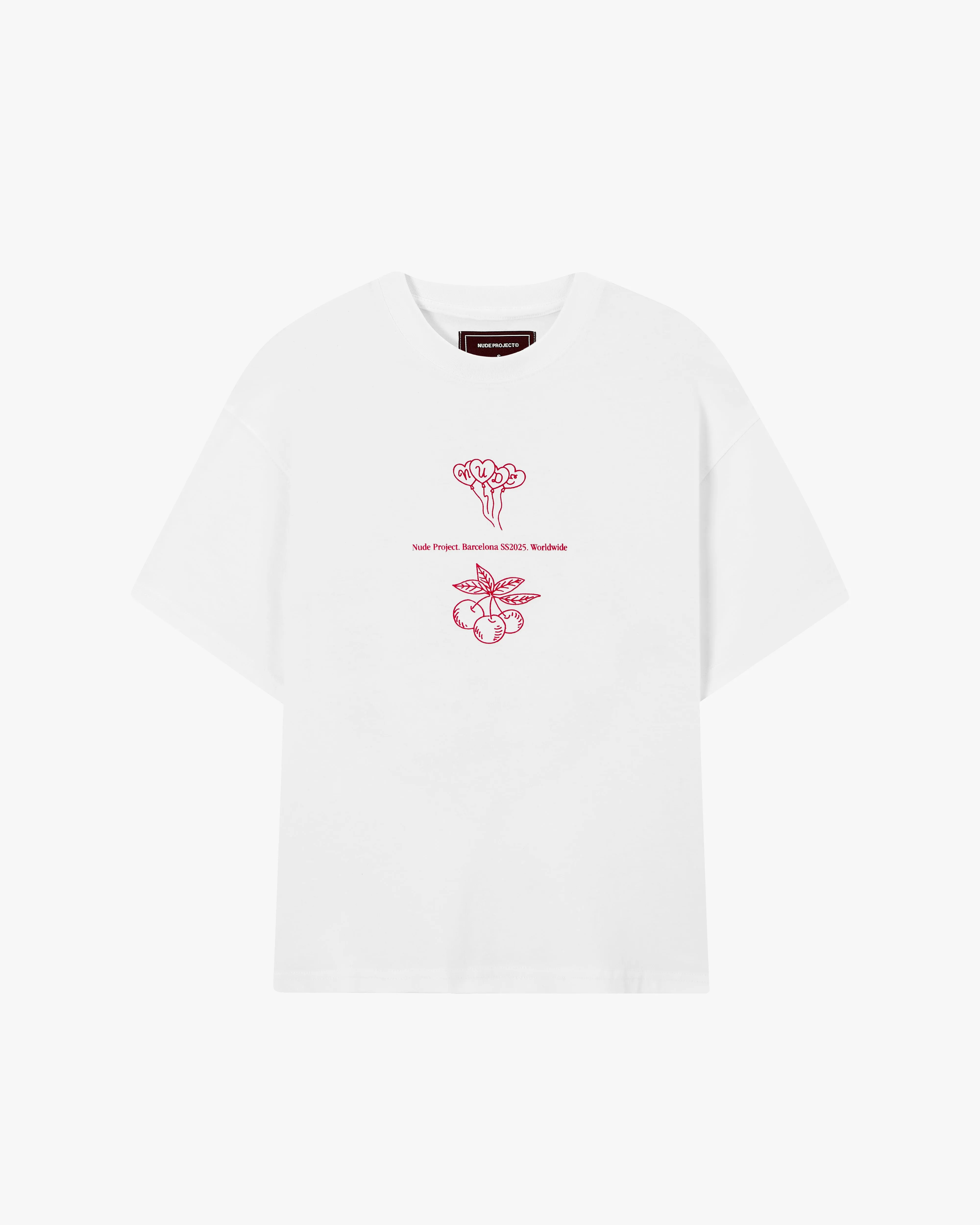 Swan Garden Tee White Smooth Finish