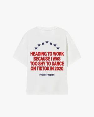 Adaptable 9-5 Tee White