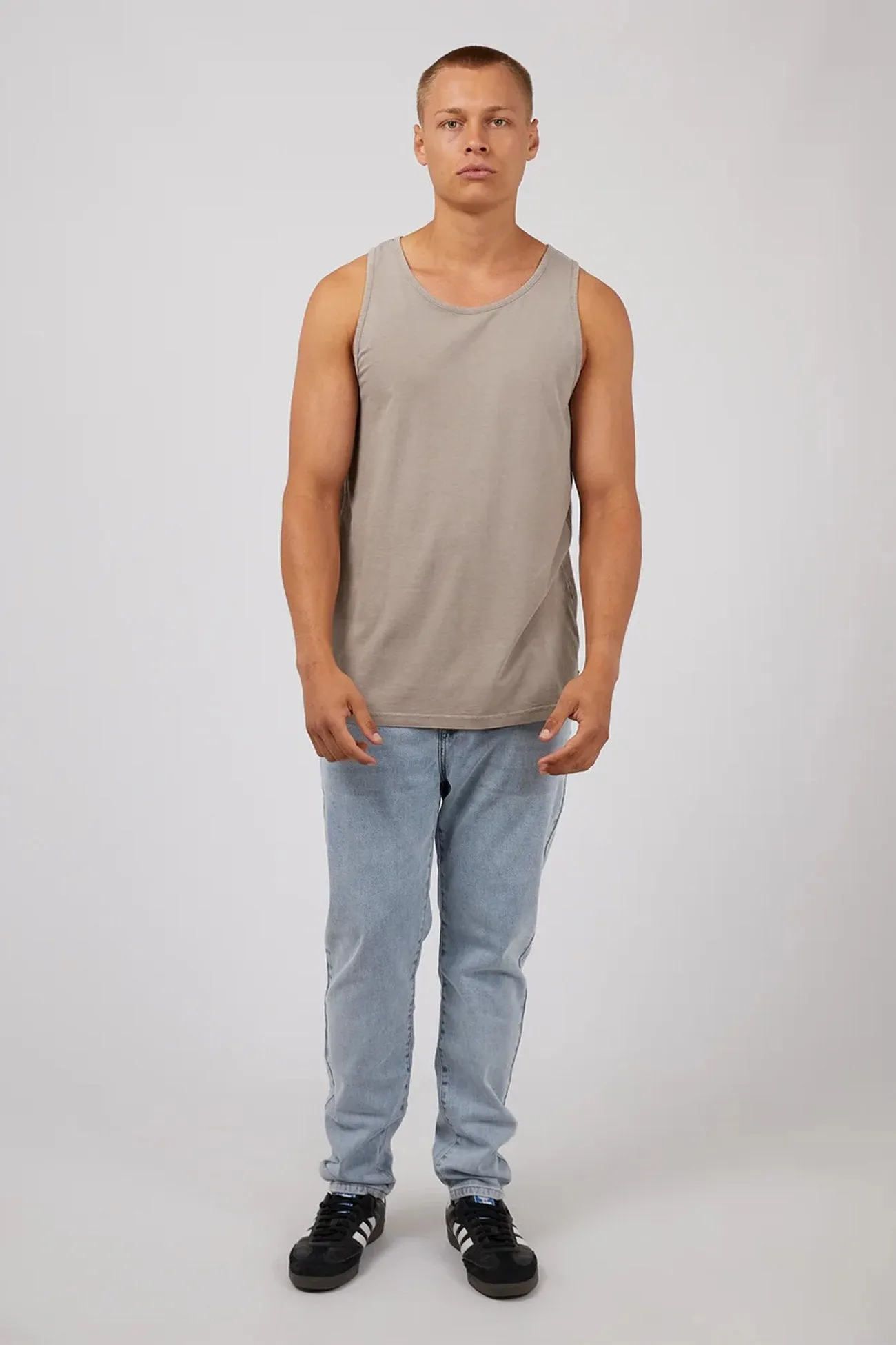 Group Mood Classic Singlet Mushroom