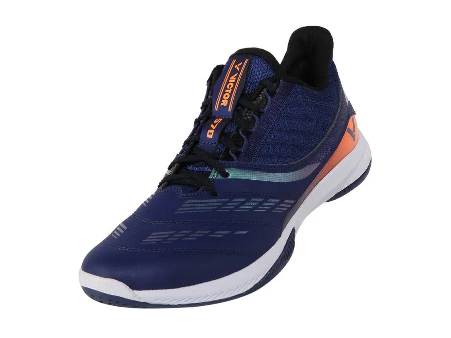 Victor S70 B Badminton Shoes [Navy Blue]*CLEARANCE* Endurance Play Grip Max