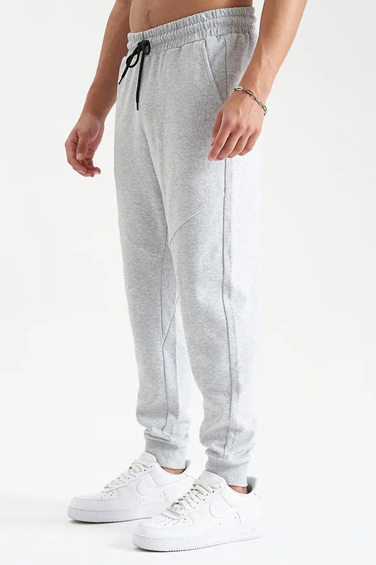 Body Friendly Gambit Slim Trackpant Grey Marle