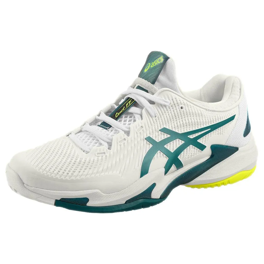 Asics Men's Court FF 3 - White/Gris Blue Secure Closure