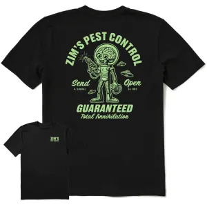 Men's Zim's Pest Control Short Sleeve Crusher Tee Versatile Layer