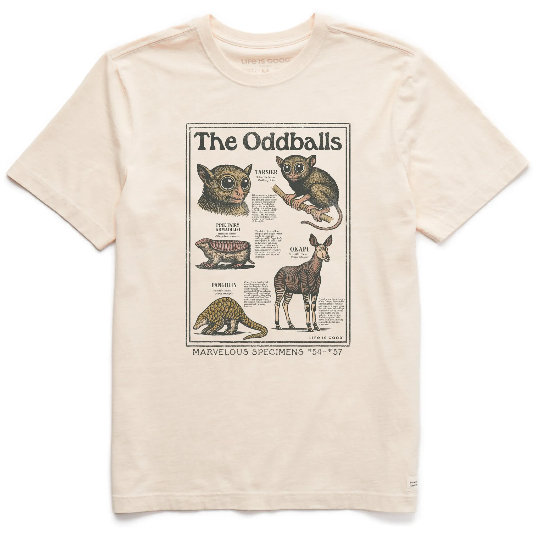 Daily Style Non Toxic Materials Men's The Oddballs Short Sleeve Crusher Tee