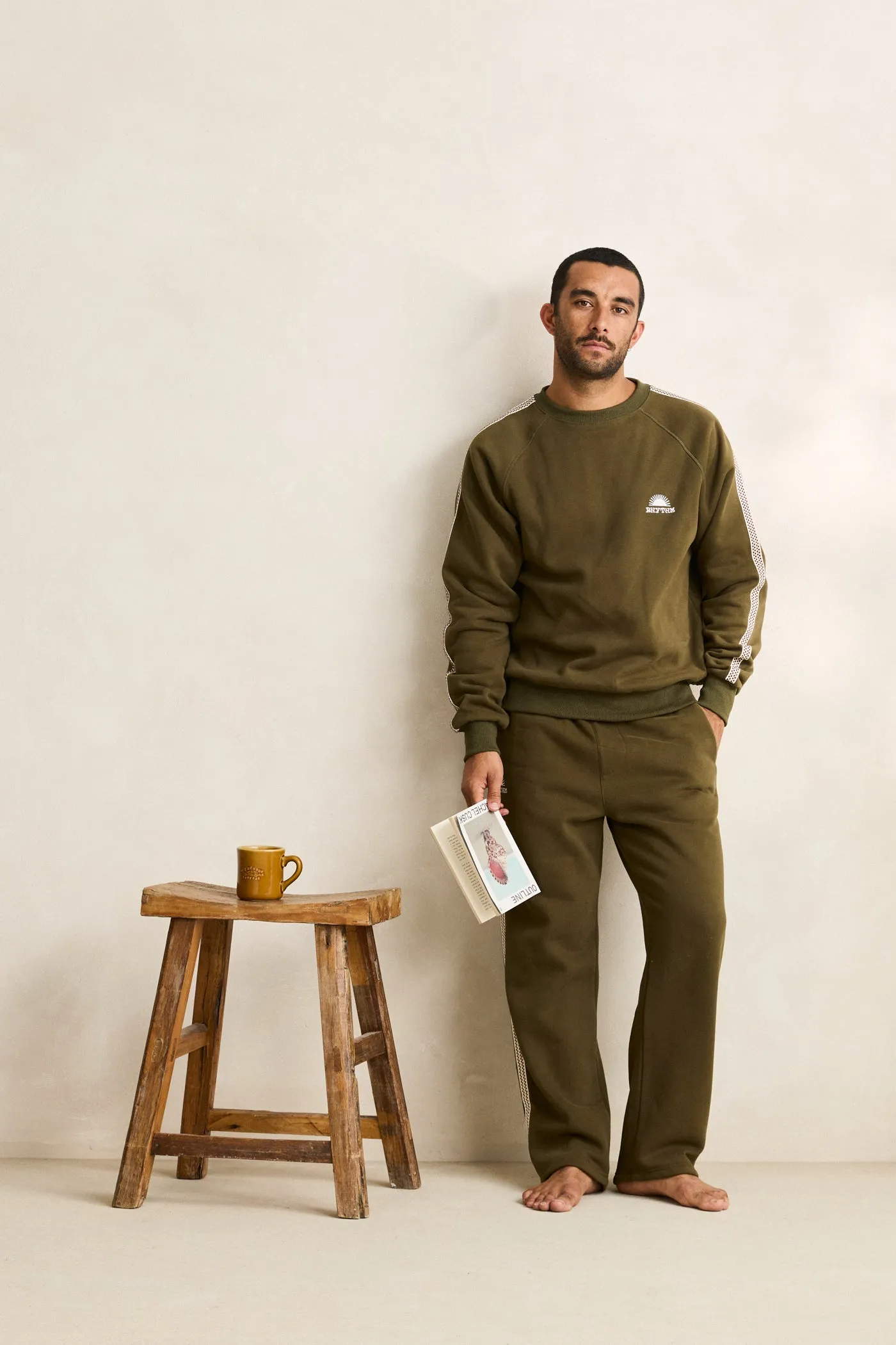 product party readiness Fashionable Design Tape Track Pant Olive