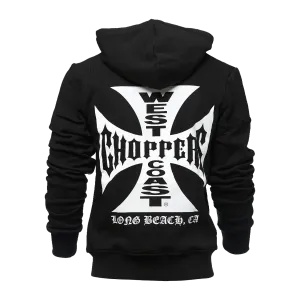 WCC - OG CROSS HOODY - Black Adjustable Hood