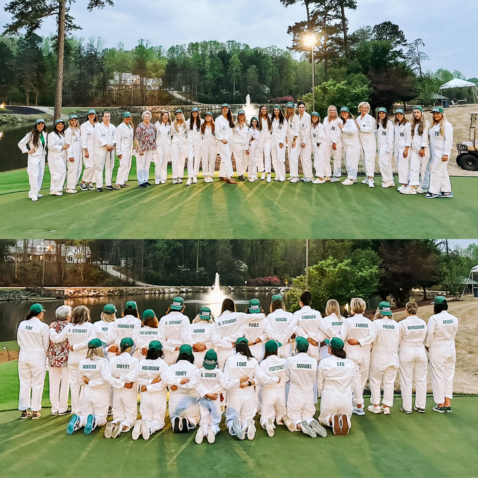 Adult Custom Caddie Uniform With Name and Number Timeless Design