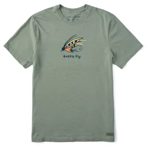 Soft and Light Men's Gotta Fly Short Sleeve Crusher Tee