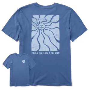 QuickDry Quick Dry Fabric Men's Here Comes the Sun Flow Short Sleeve Tee