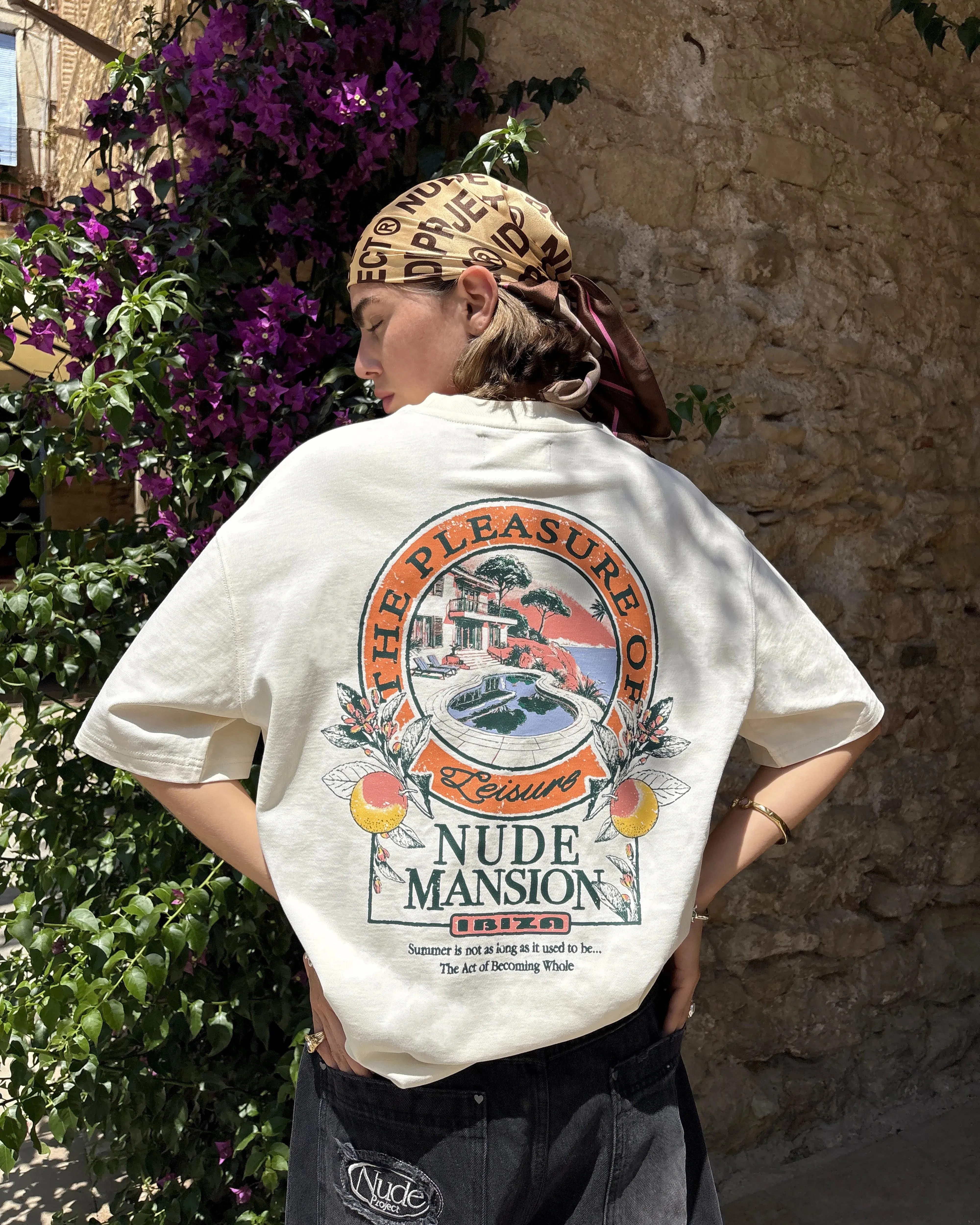 Mansion Tee Marshmallow Day-to-Day Comfort light layering