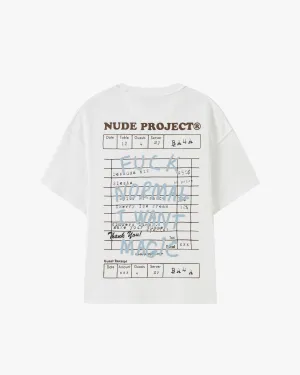 Fuck Normal Tee White Leisure Casual