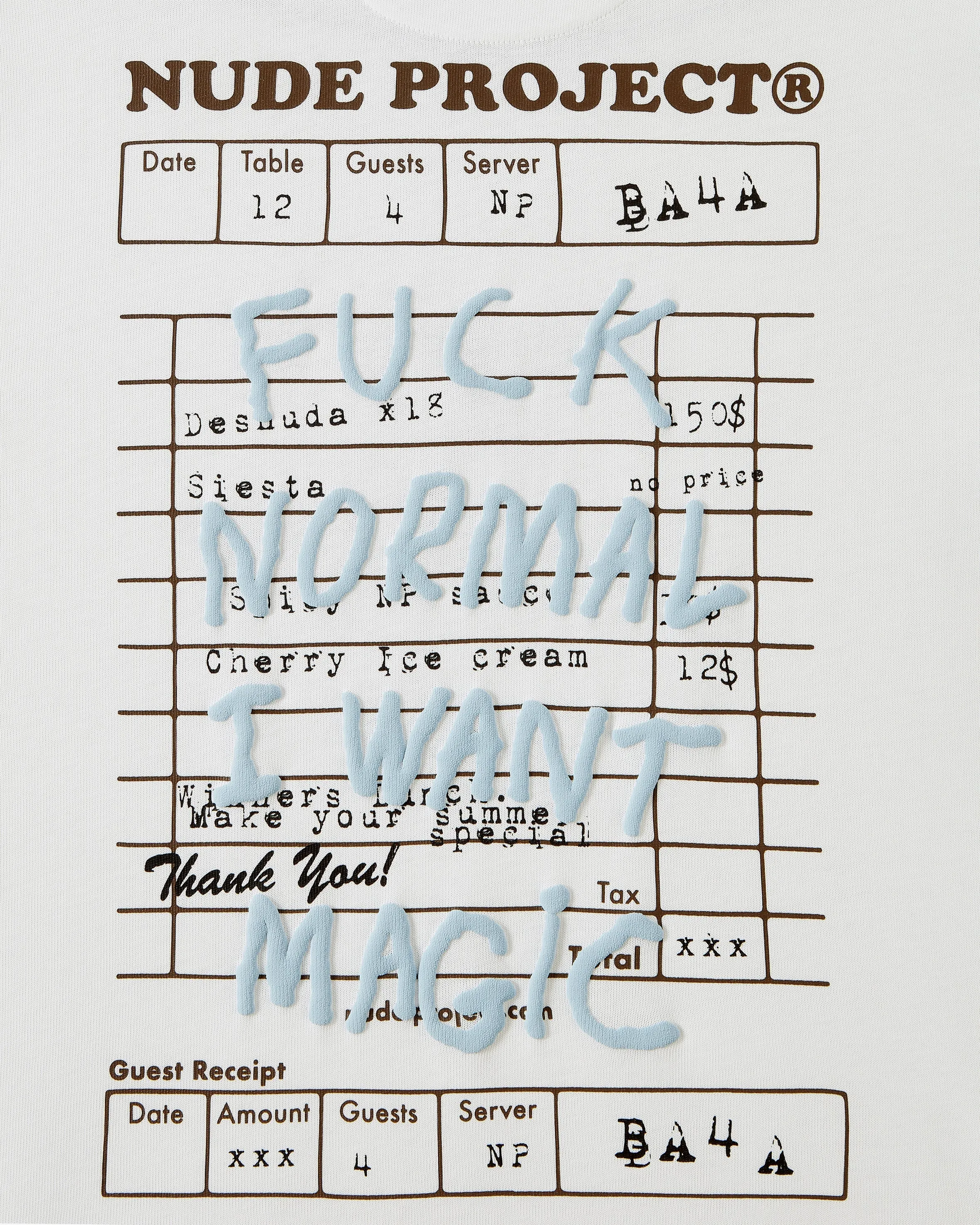 Fuck Normal Tee White Workout Gear college