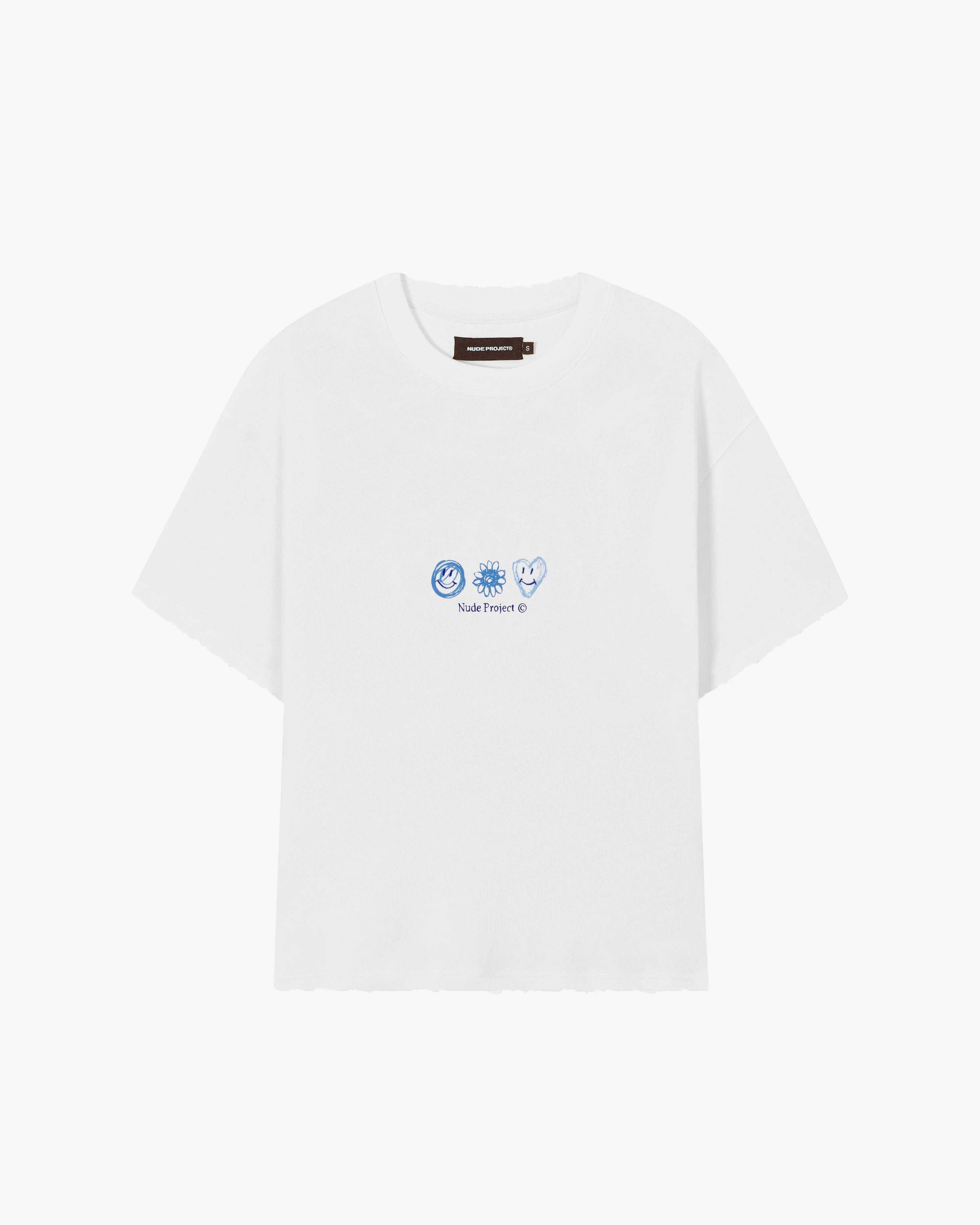 Jarron Tee White Easy Wear Option SlimFitDesign