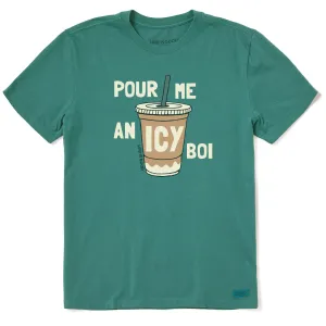 Casual Flex Design Men's Pour Me an Icy Boi Short Sleeve Crusher Tee