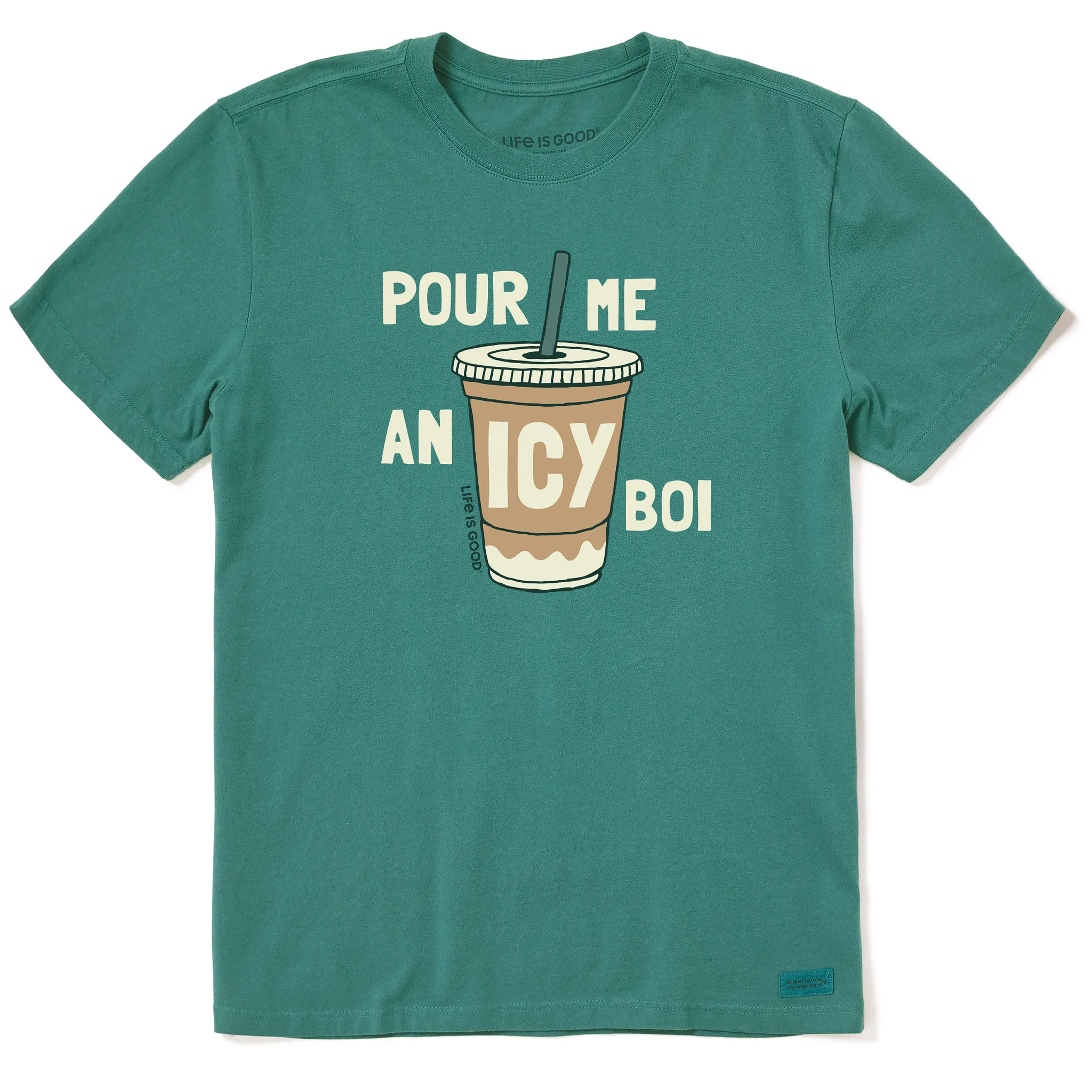 Casual Flex Design Men's Pour Me an Icy Boi Short Sleeve Crusher Tee