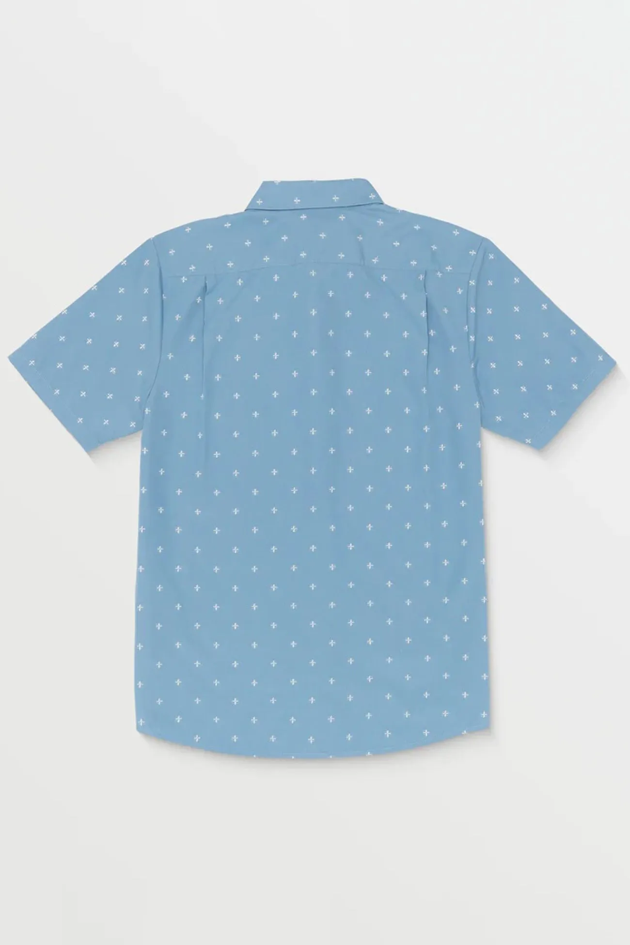 Anti Pill Surface Telastone Short Sleeve Shirt Blue Rinse