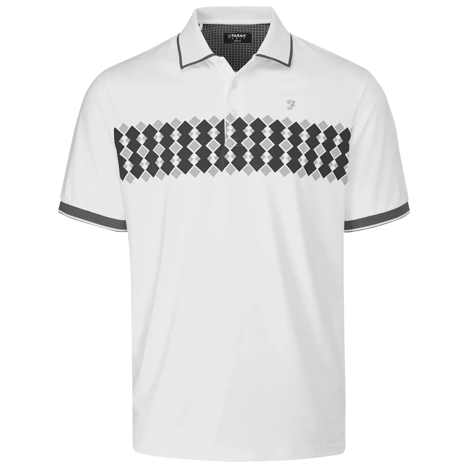 Reinforced Shoulders Farah Mens Addison Polo Shirt
