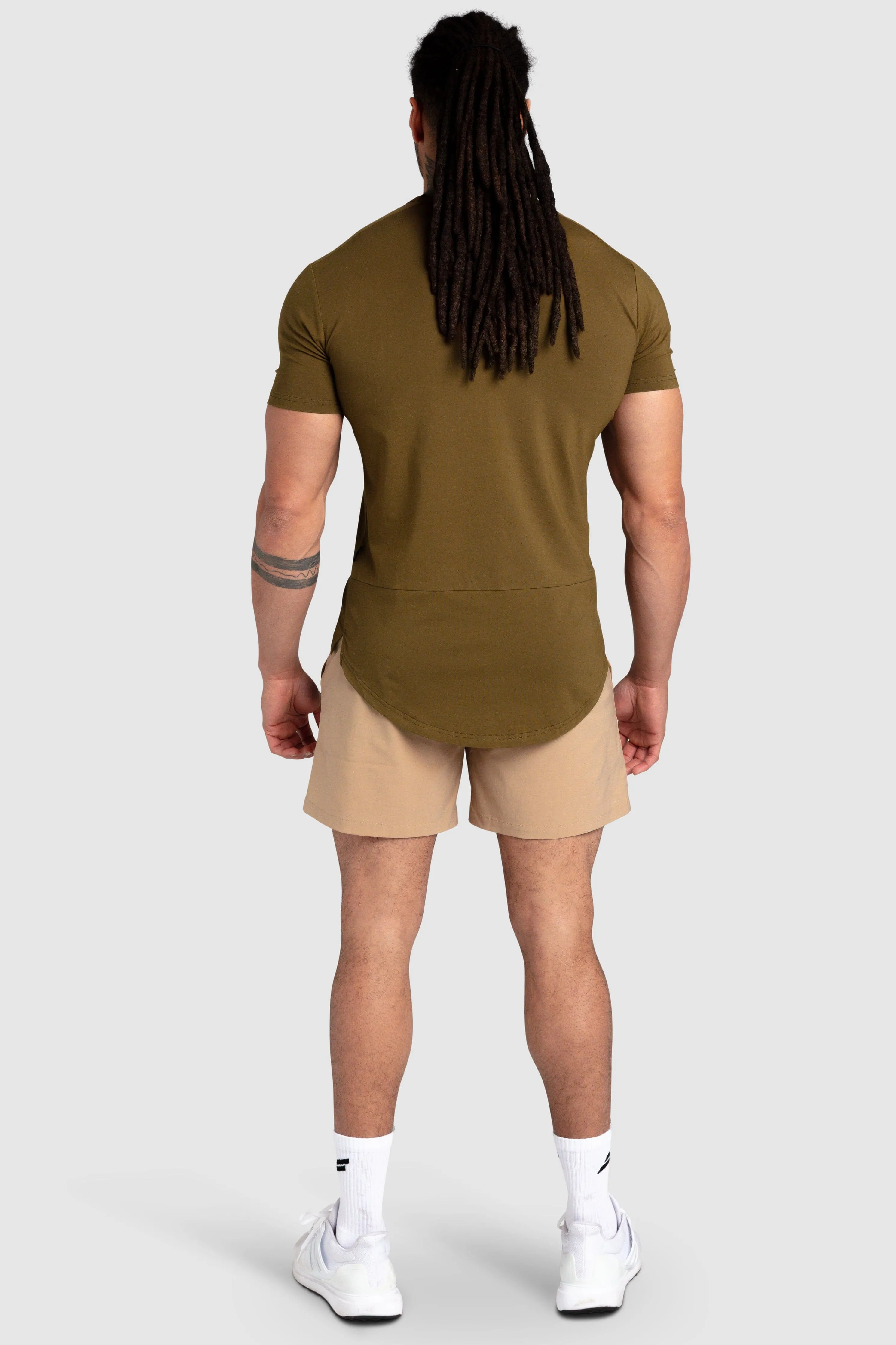 Street Comfort DYVN Drop Tee 'Minimal' - Military Olive