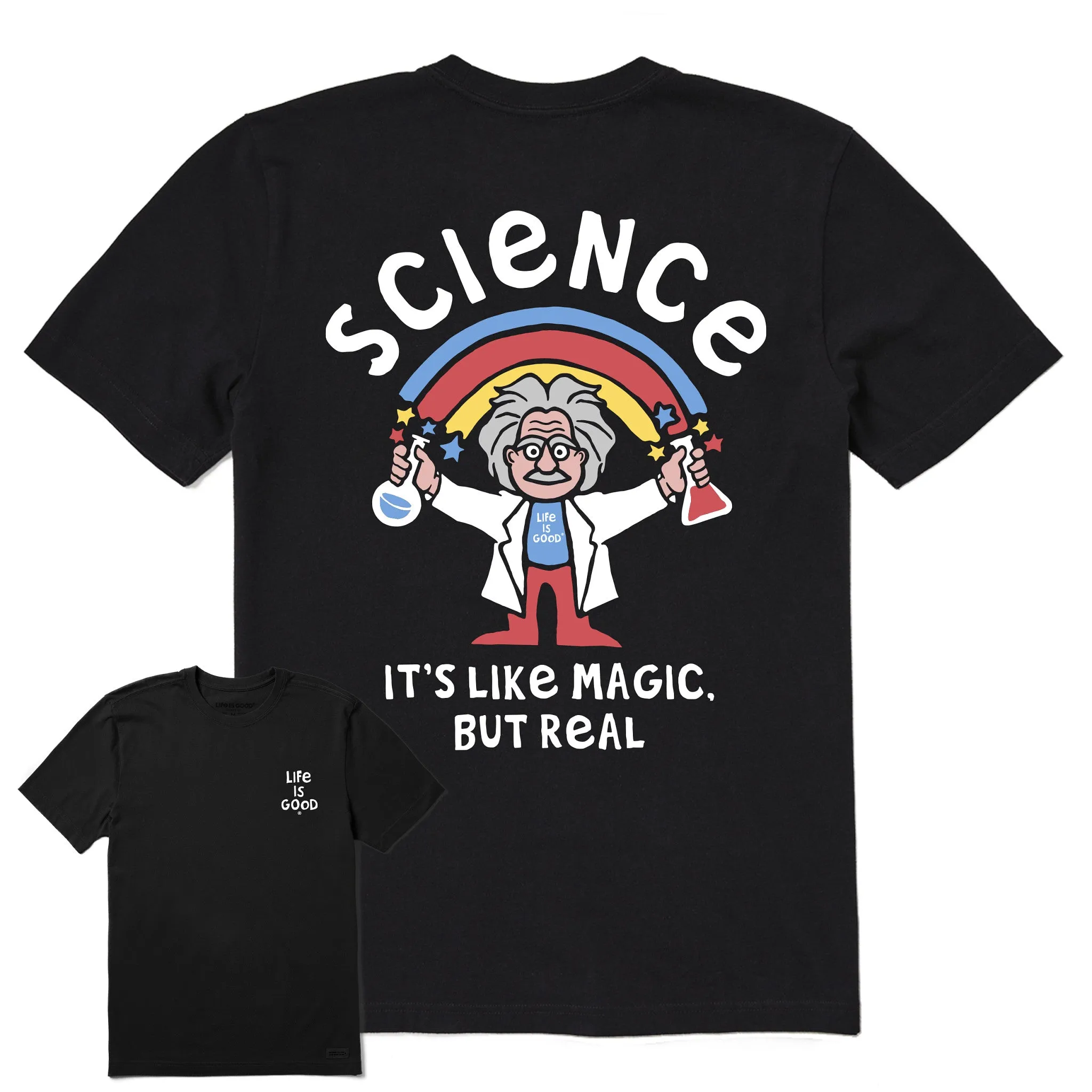 Timeless Design Men's Science Is Like Magic Short Sleeve Tee