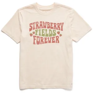 Modern Casual Men's Strawberry Fields Forever Short Sleeve Crusher Tee