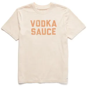Reinforced Hemline Men's Vodka Sauce Short Sleeve Crusher Tee