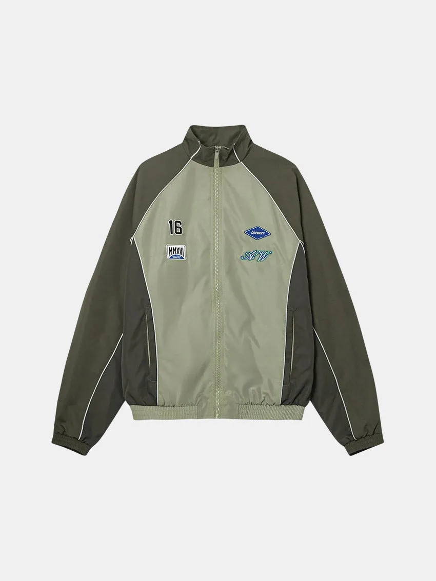 Oversized Track Jacket Laurel Oak product yoga friendly flexibility Classic Layering