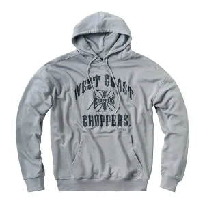 button detail product home friendliness WCC IRON OVERSIZED HOODY - STEEL GREY