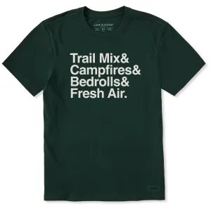 Men's Hiking Stack Short Sleeve Crusher Tee Fun and Relaxed EasyCareFinish