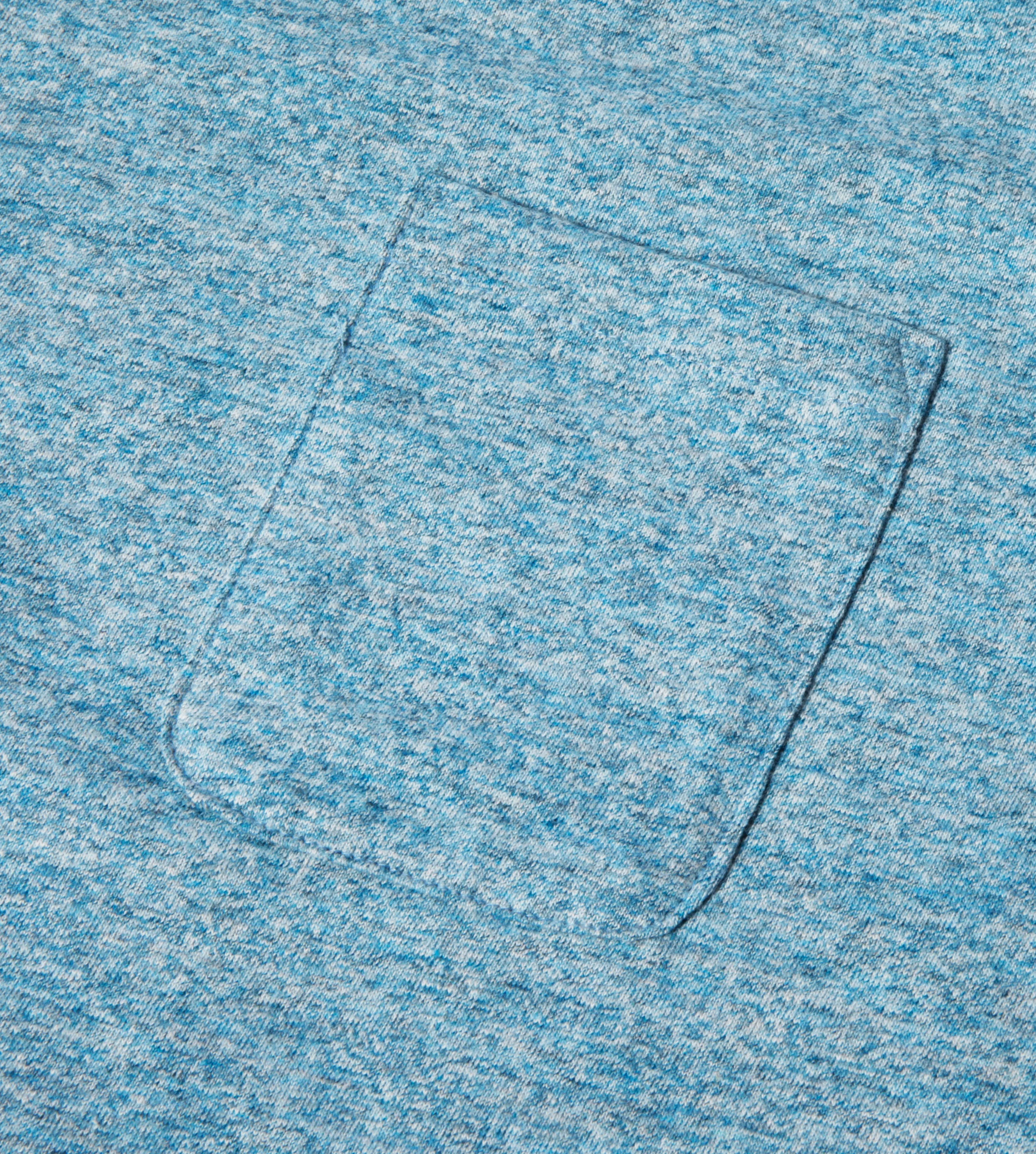 L/S Light Blue Chambray Pocket Tee Star Fit FrictionResistantFabric