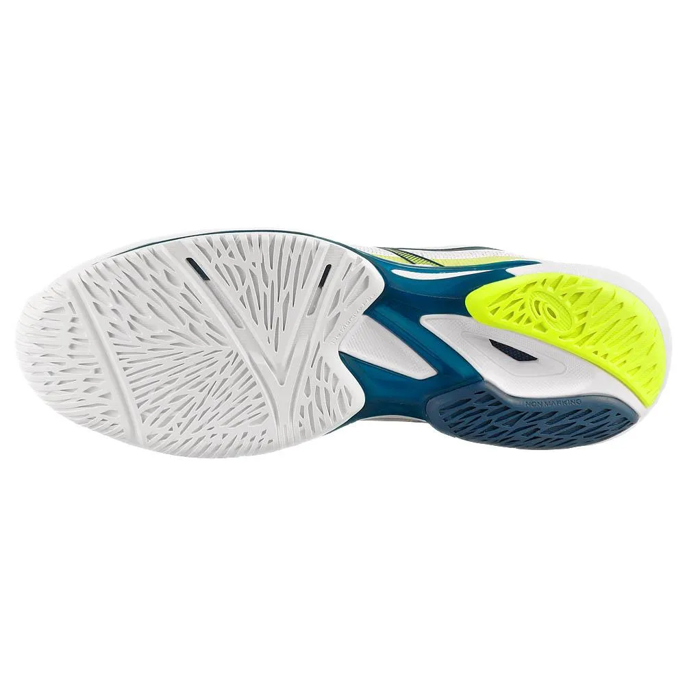 Comfort Padding Anti Odor Asics Men's Solution Speed FF 3 - White/Mako Blue