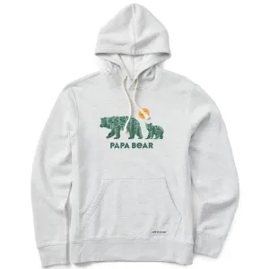 Men's Papa Bear Woods Simply True Fleece Hoodie Trendy Basics