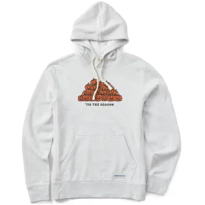 Relaxed Look Men's Tis the Season Pumpkin Pile Simply True Fleece Hoodie