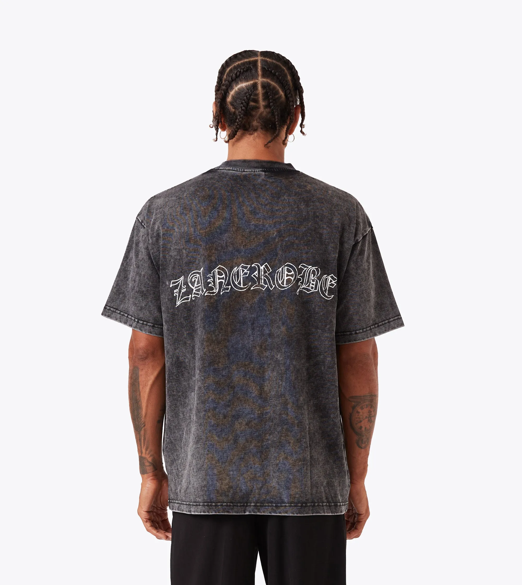 Gothic Box Tee GD Ash Grey ColorfastFabricTech