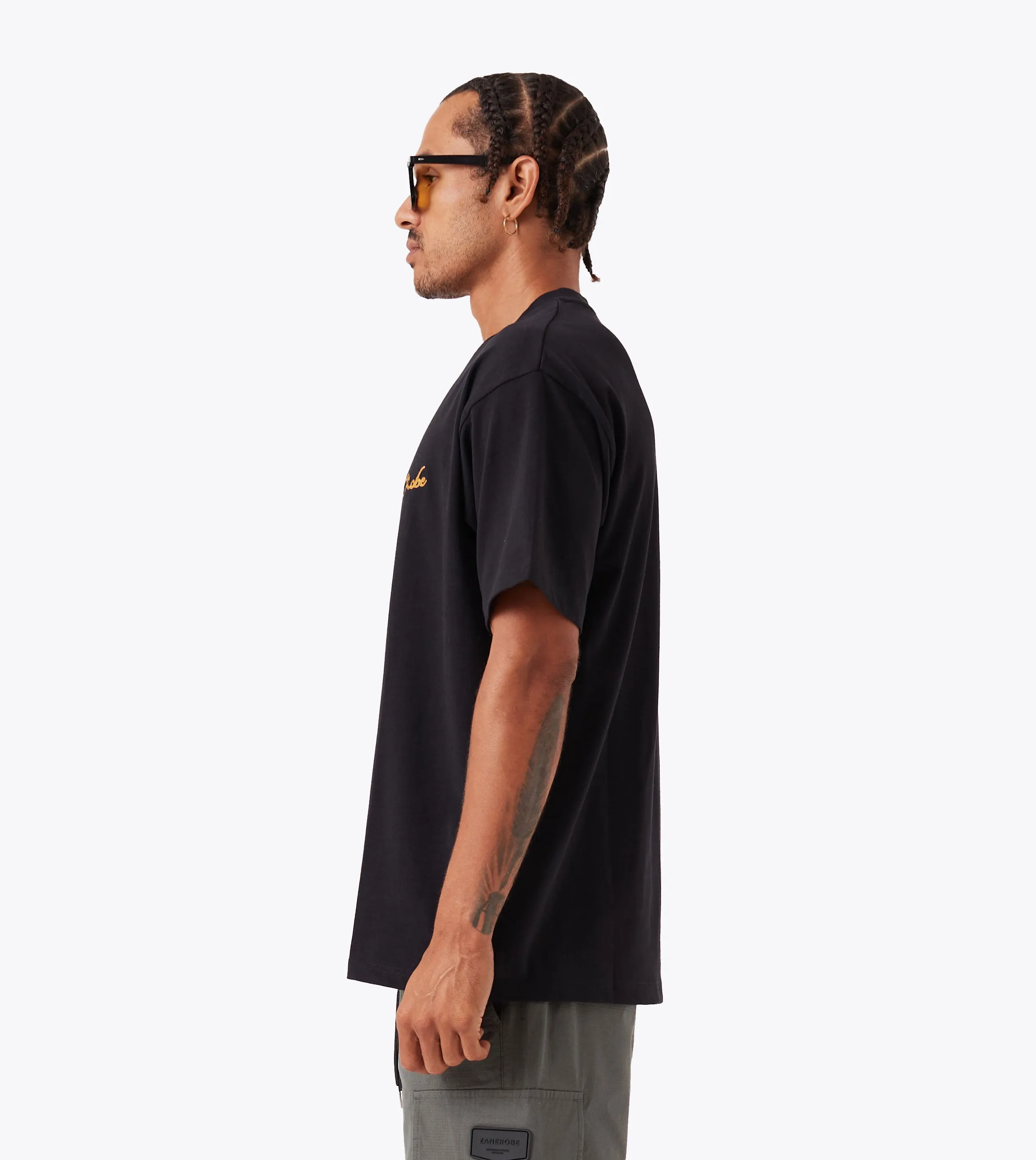 Rope Box Tee Black Breathable Style