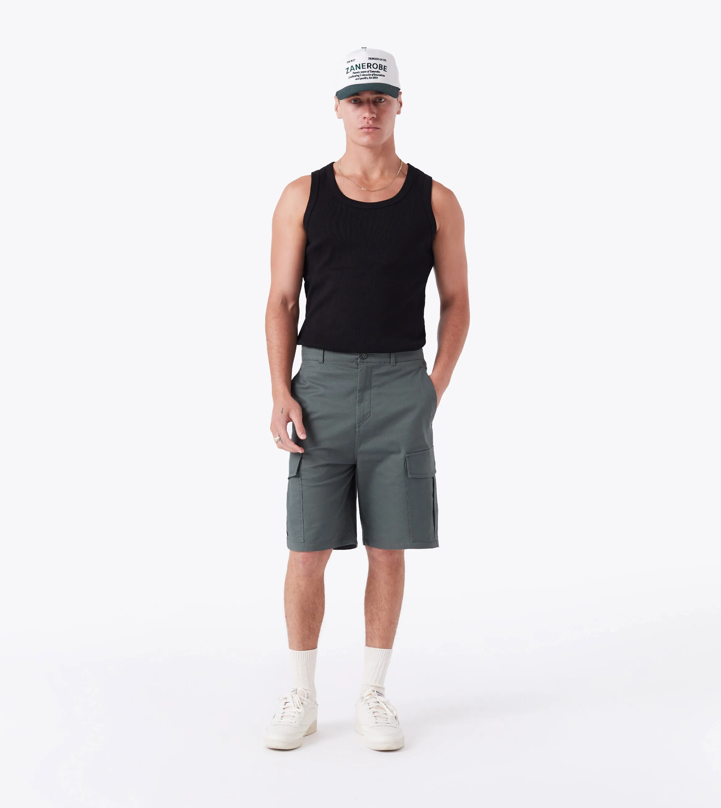Box    Cargo Short Olive Fitness wear