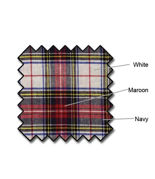 Golf Knickers: Mens 'Par 5' Cotton/Ramie Plaid Golf Trousers - Dress Stewart Mesh Comfort