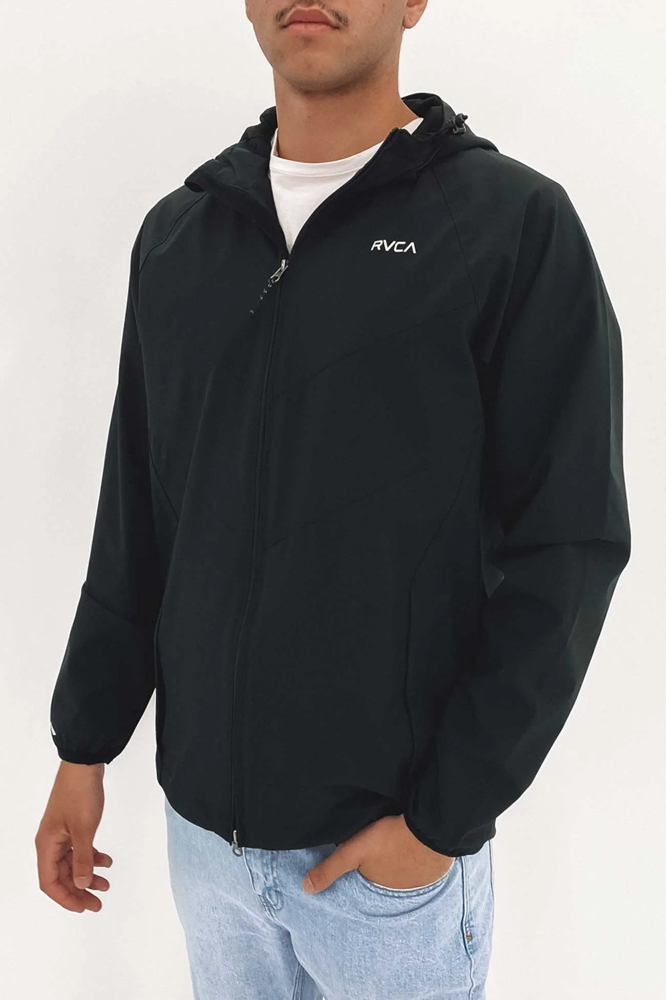 VA Windbreaker Black Slip Resistant Grip Dry Weather Look
