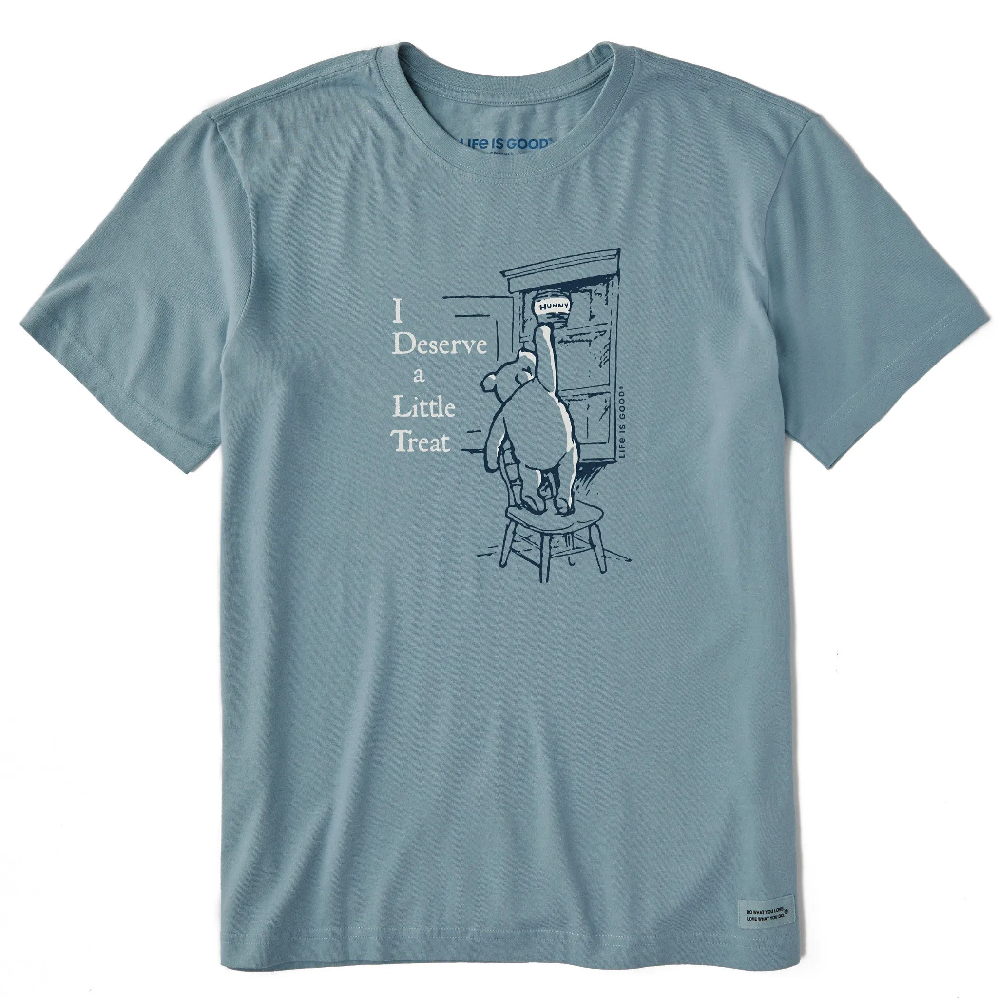 Men's I Deserve a Little Treat Winnie Short Sleeve Crusher Tee Fresh Style