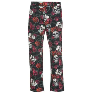 Tattoo Golf: Men's Performance Cool-Stretch Golf Pants - Sugar Skull school outfit Slim Fit Wear
